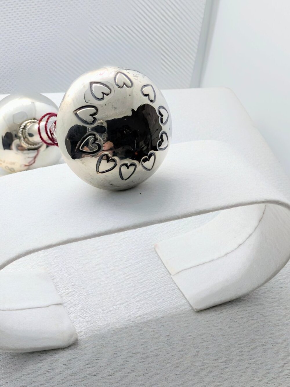 NEW handmade sterling silver baby rattle - Picture 4 of 7